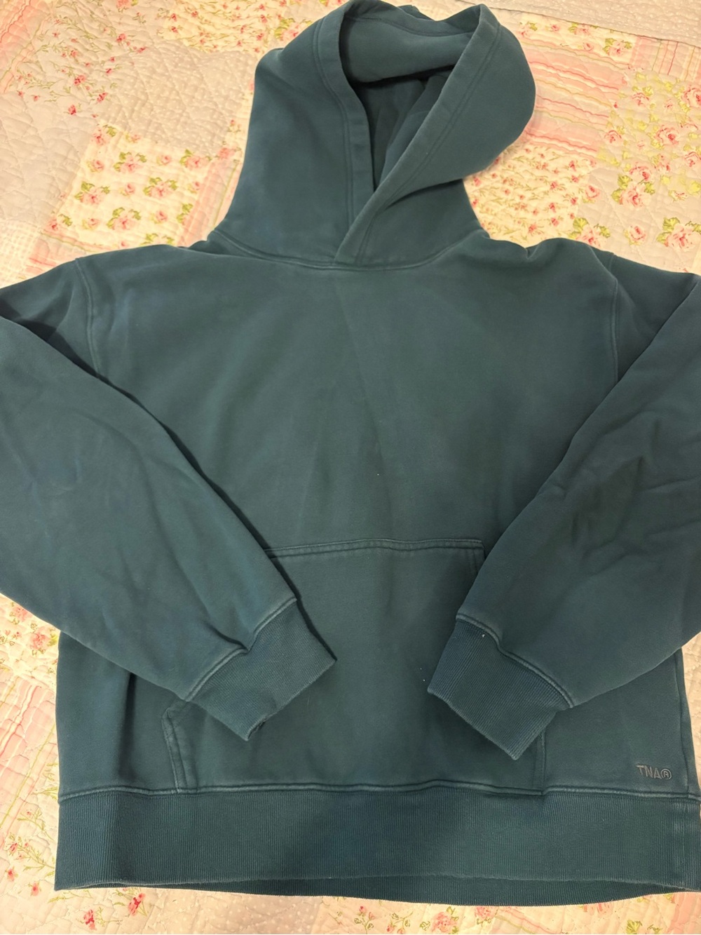 Aritzia Women's Forest Green Hoodie